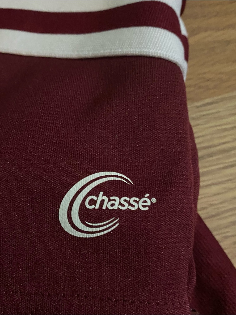 Chassè Girls Youth Cheerleaders Maroon & White Uniform: Size Small - Picture 3 of 7